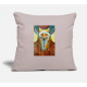 Fox Tribal Light Taupe Pillow